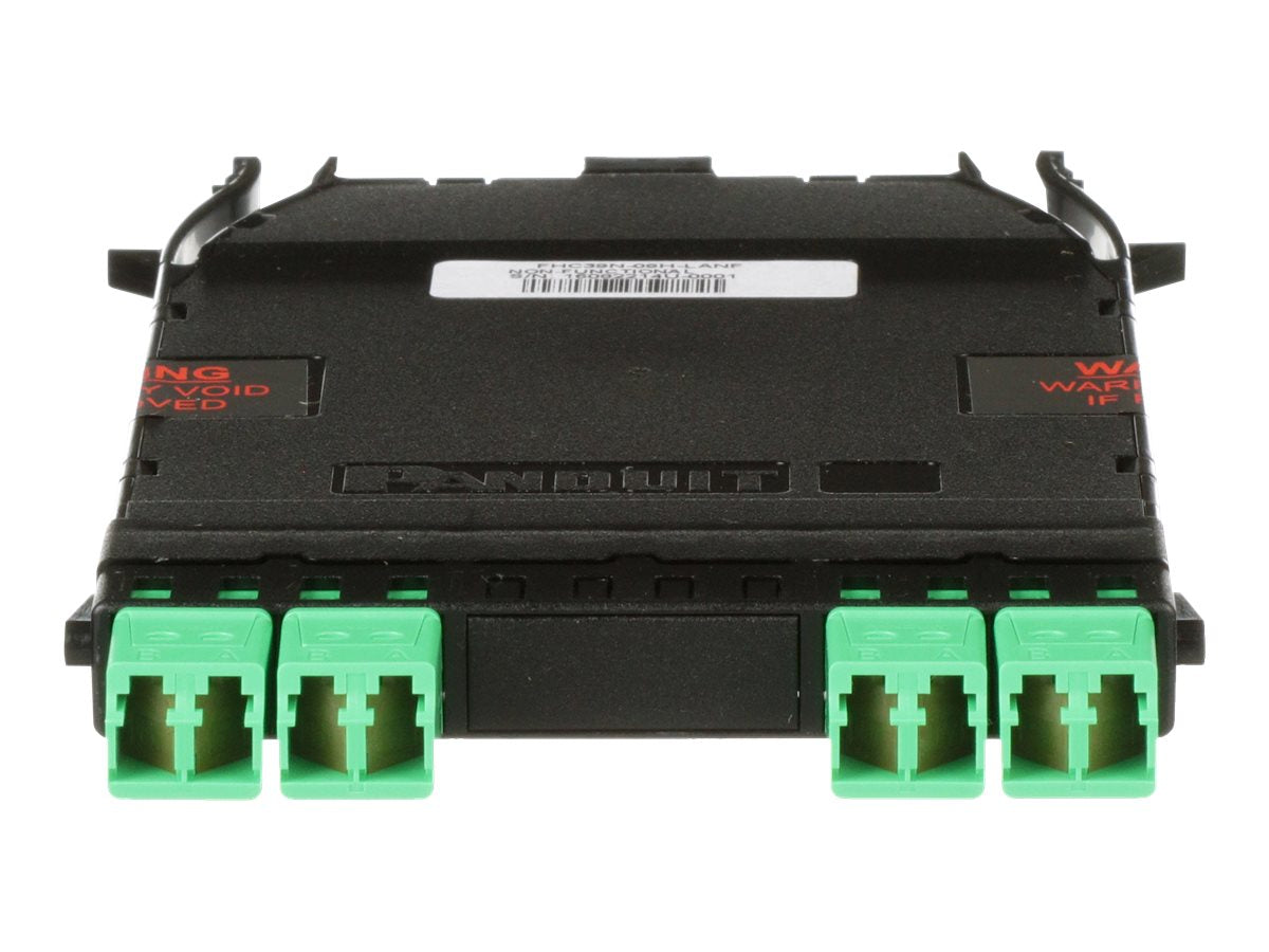 Panduit HD Flex - Fiber optic cassette - LC/APC Duplex SM X 4 - blue FHC39N-08H-LAA