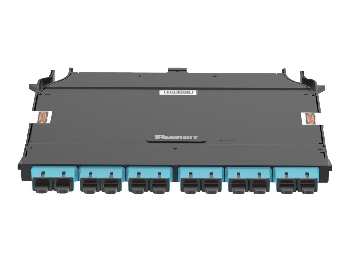 Panduit HD Flex - Fiber optic cassette - aqua - 6 ports FHCXN-12-03AS