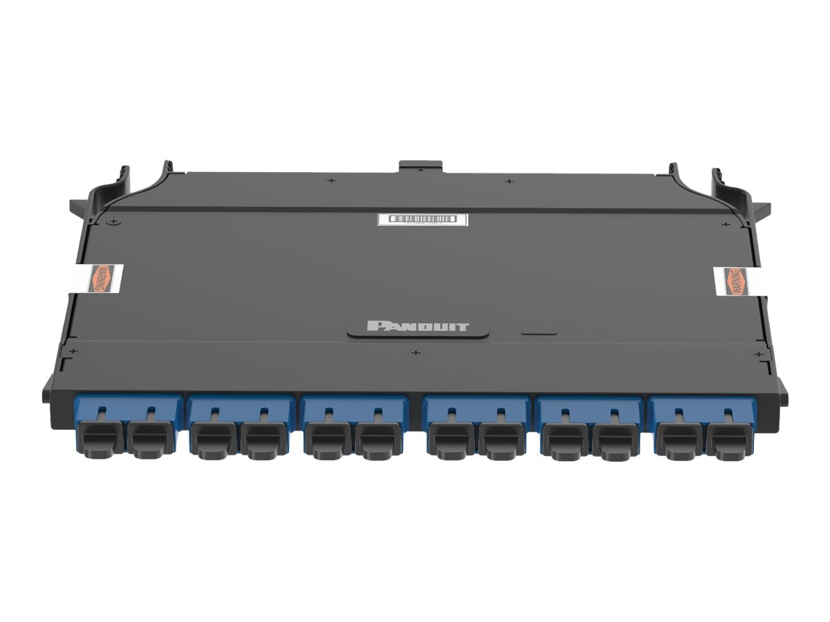 Panduit HD Flex - Fiber optic cassette - blue - 6 ports FHC9N-12-03AS