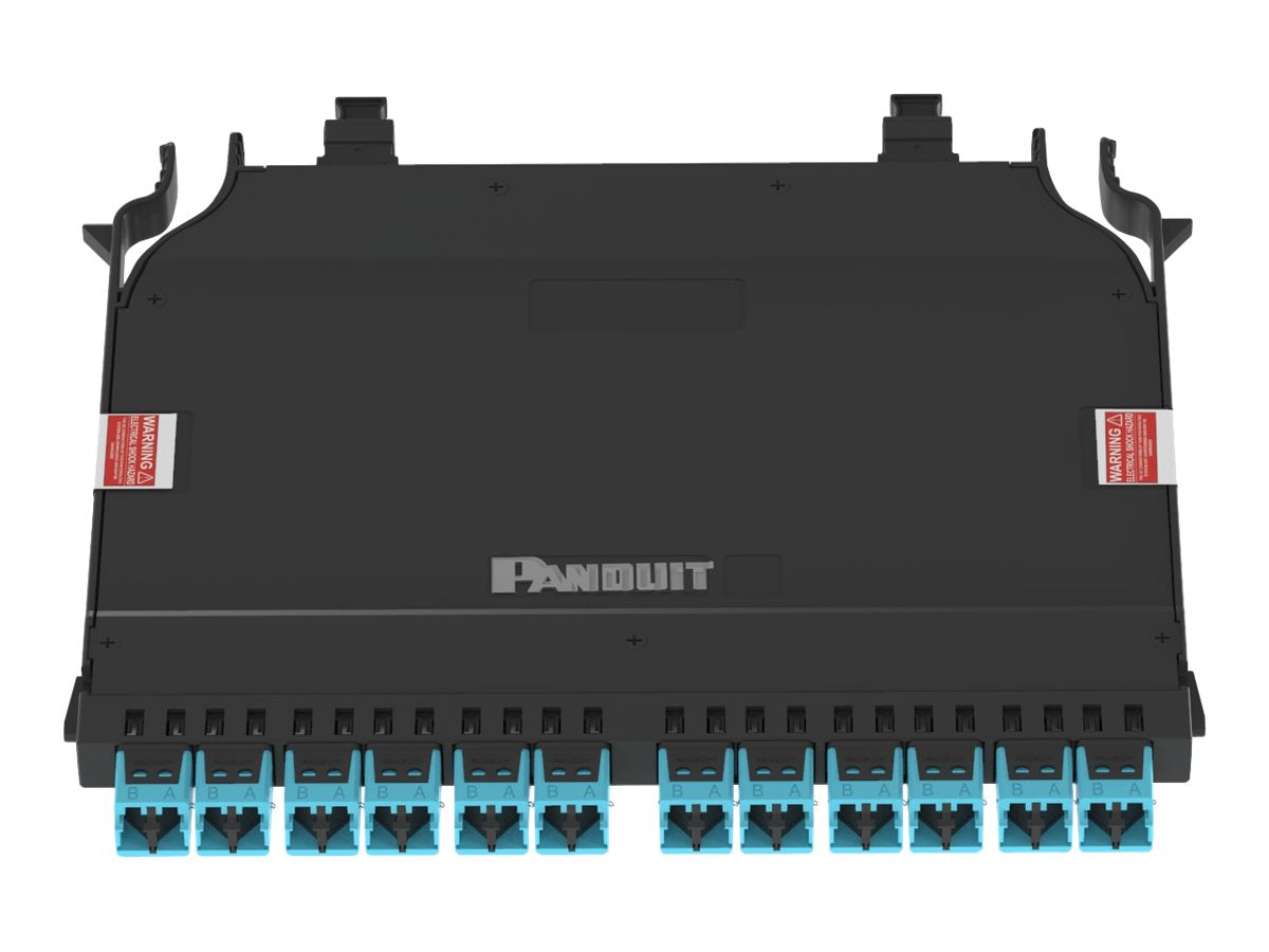 Panduit HD Flex - Fiber optic cassette - green - 12 ports FHC9N-24F-LAA