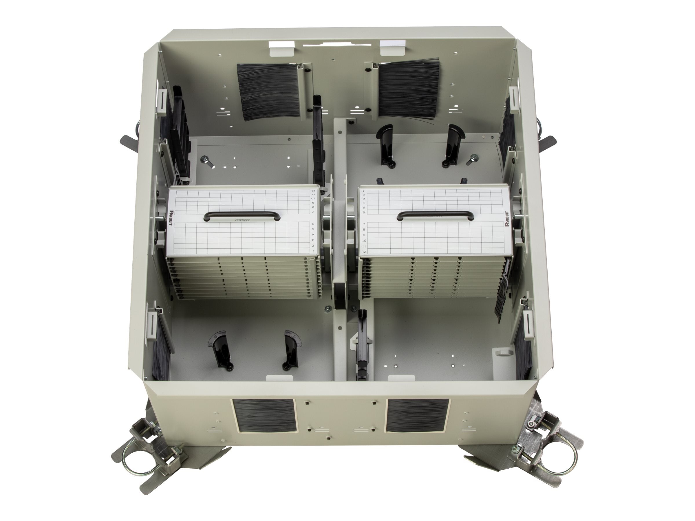 Panduit HD Flex Zone Raised Floor Enclosure - Network device enclosure - gray FLEX-ZRFEG