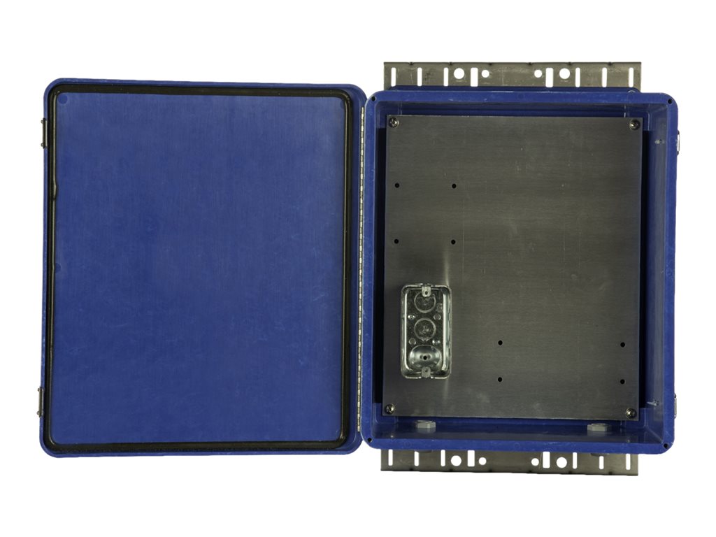 Panduit IndustrialNet - Network device security cabinet - pole mountable, wall mountable - outdoor - UTP - blue NWSE1412B