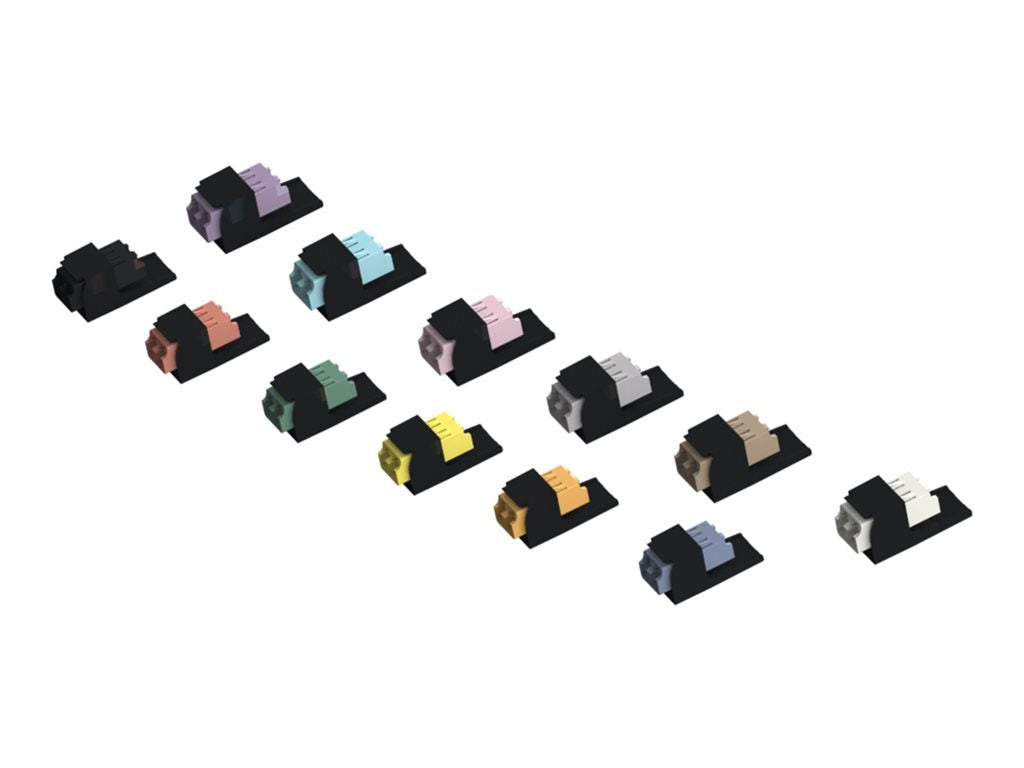 Panduit MINI-COM - Modular insert - LC Duplex MM - black, violet CMDSVLLCZBL