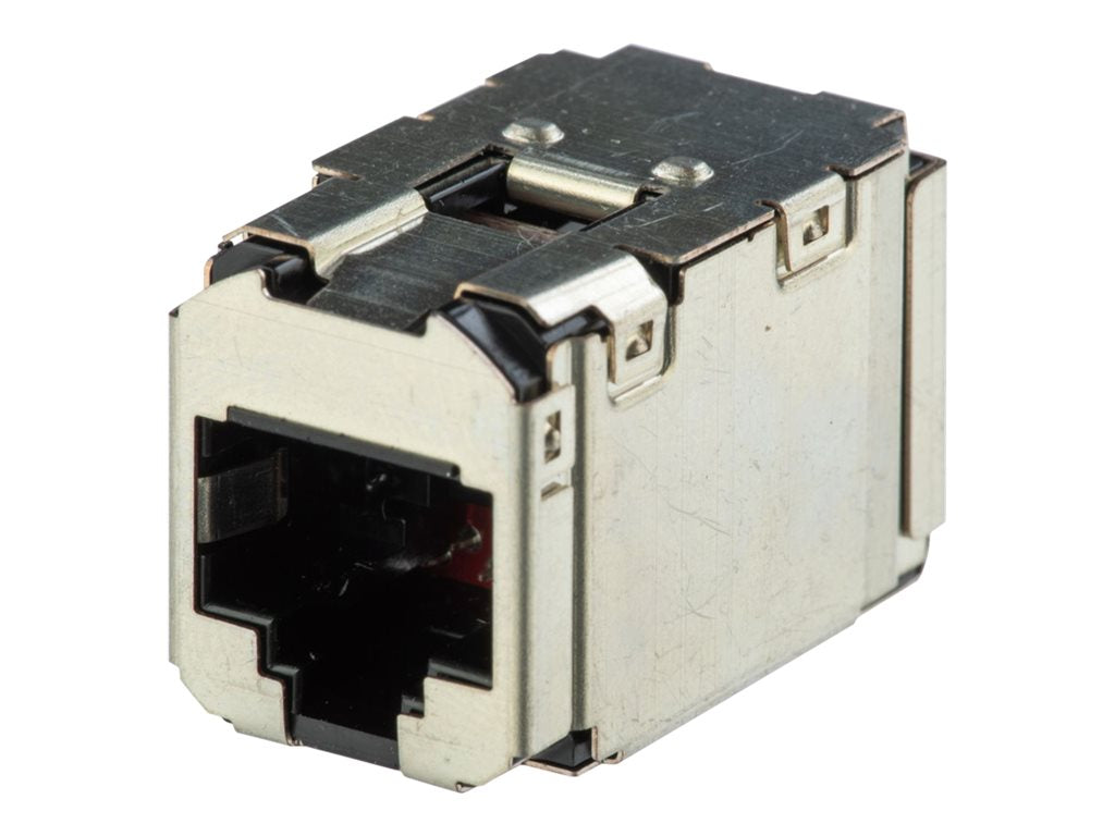 Panduit MINI-COM TX6A - Modular insert (coupling) - CAT 6a - STP - black - 1 port CCS6X88BL