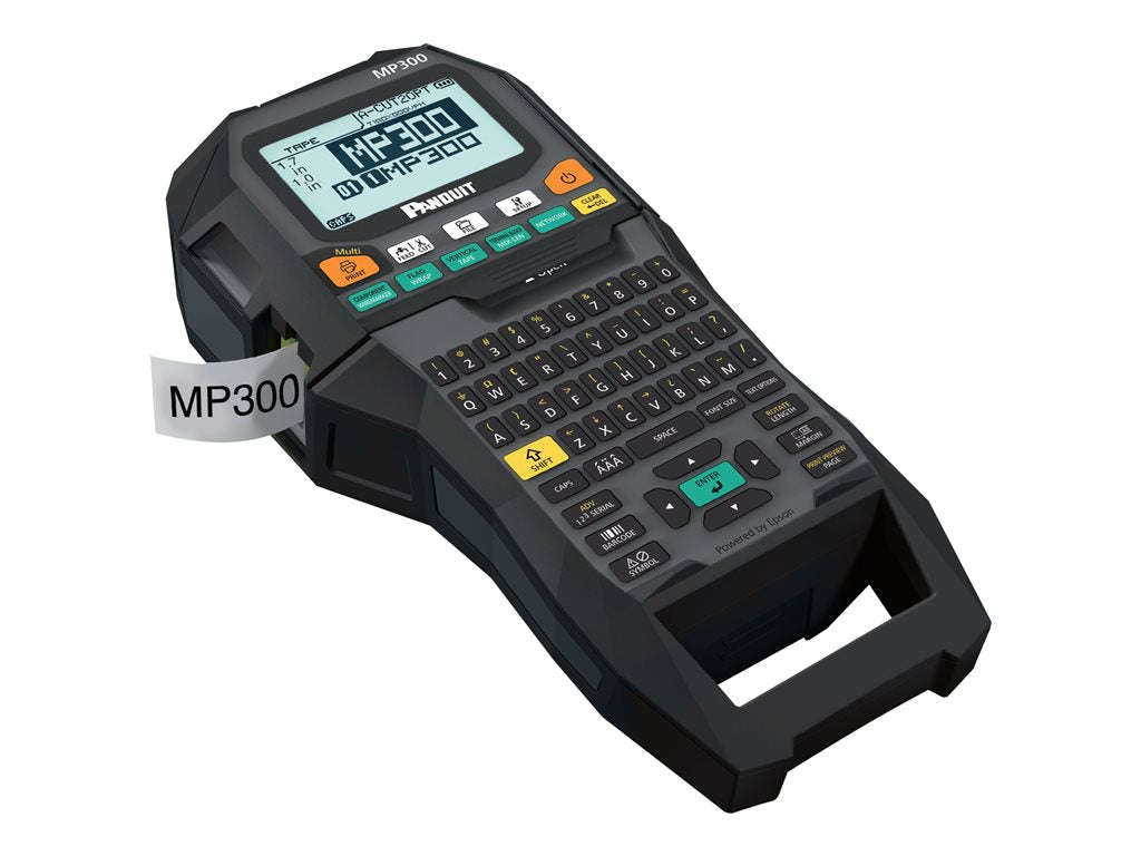 Panduit MP300 - Labelmaker - B/W - thermal transfer - - 360 dpi - up to 84.1 inch/min - USB, Bluetooth - cutter MP300/E