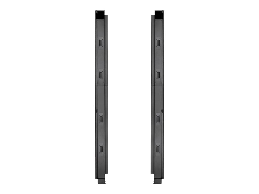 Panduit Net-Access - Rack blanking panel (vertical) - black - 51U S7VBPNE