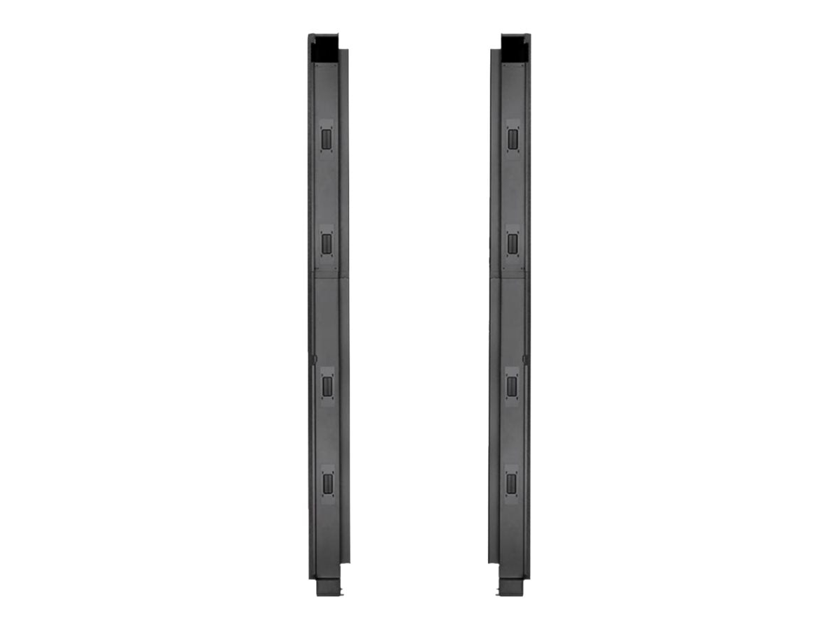 Panduit Net-Access - Rack blanking panel (vertical) - black - 51U S7VBPNE