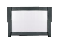 Panduit Net-Contain Hot Aisle Containment Adjustable End of Row Vertical Wall - Air containment wall - black