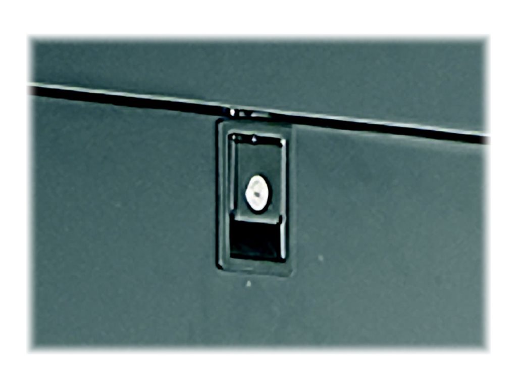 Panduit Net-Verse - Panel lock kit - side - black NVSPLOCK-012