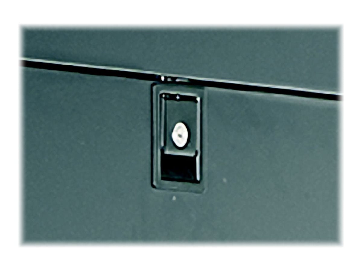 Panduit Net-Verse - Panel lock kit - side - black NVSPLOCK-012