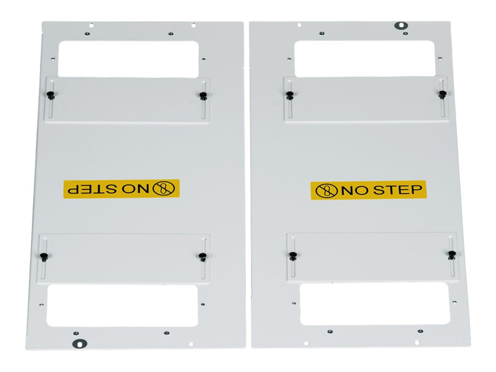 Panduit Net-Verse - Rack cover plate - bottom - white D81BCPW