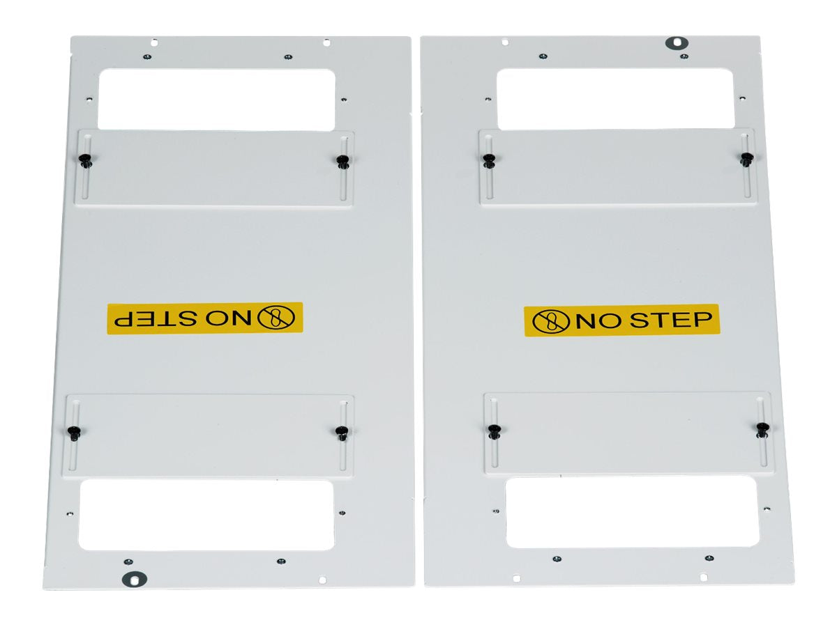 Panduit Net-Verse - Rack cover plate - bottom - white D81BCPW