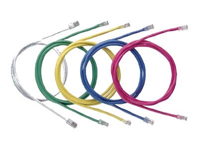 Panduit NetKey - Patch cable - RJ-45 (M) to RJ-45 (M) - 3 ft - UTP - CAT 6 - stranded - off white