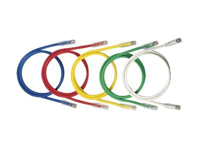 Panduit NetKey - Patch cable - RJ-45 (M) to RJ-45 (M) - 5 ft - UTP - CAT 6 - stranded - green