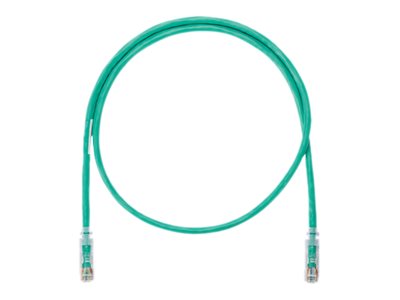 Panduit NetKey - Patch cable - RJ-45 (M) to RJ-45 (M) - 6 ft - foiled unshielded twisted pair (F/UTP) - CAT 6a - IEEE 802.3af/IEEE NK6APC6GR