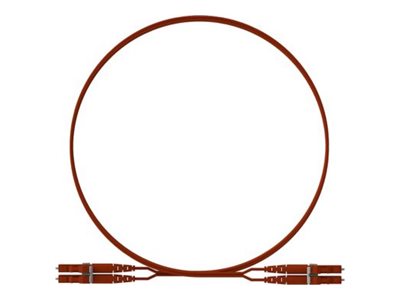 Panduit Opti-Core - Patch cable - LC multi-mode (M) keyed B (red) to LC multi-mode (M) - 5 m - 0.1 in - fiber optic -