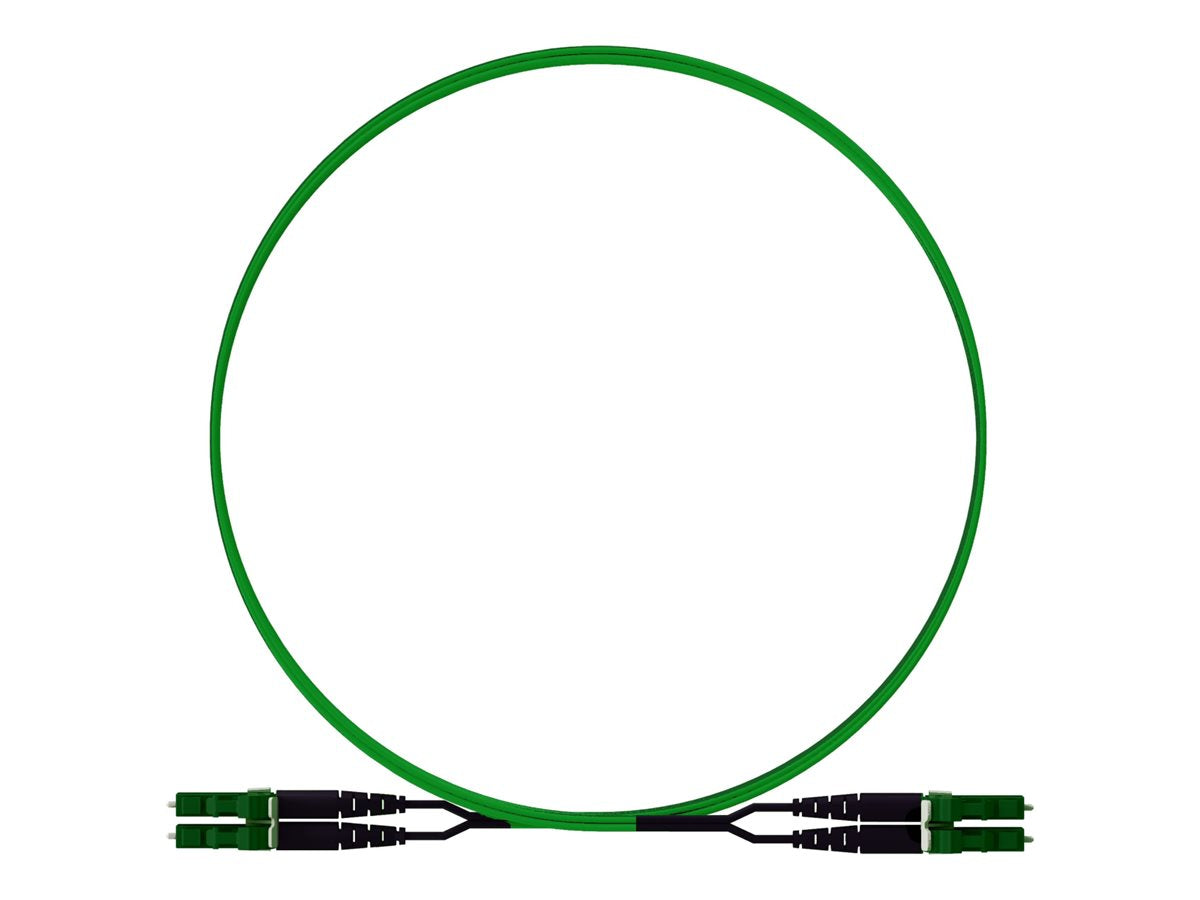 Panduit Opti-Core - Patch cable - LC multi-mode (M) keyed C (green) to LC multi-mode (M) keyed C (green) - 11 m - 0.1 in - fiber FS2EPKCKCNCM011