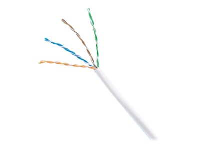 Panduit Pan-Net TX5e - Bulk cable - 1000 ft - 0.2 in - UTP - CAT 5e - IEEE 802.3af/IEEE 802.3at - CMR - indoor, riser, solid PUR5C04WH-F