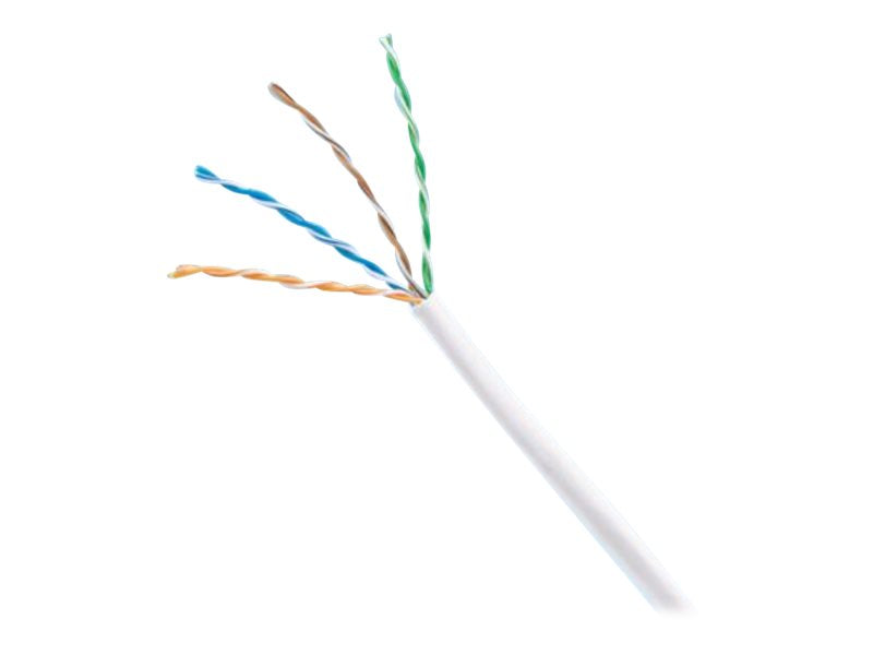 Panduit Pan-Net TX5e - Bulk cable - 1000 ft - 0.2 in - UTP - CAT 5e - IEEE 802.3af/IEEE 802.3at - CMR - indoor, riser, solid PUR5C04WH-F