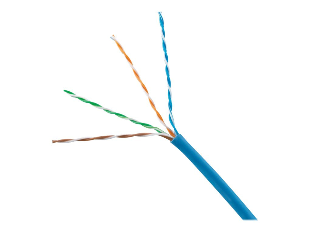 Panduit Pan-Net TX6 - Bulk cable - 1000 ft - 0.2 in - UTP - CAT 6 - IEEE 802.3af/IEEE 802.3at/IEEE 802.3bt - CMP - indoor, plenum, PUP6C04BL-W