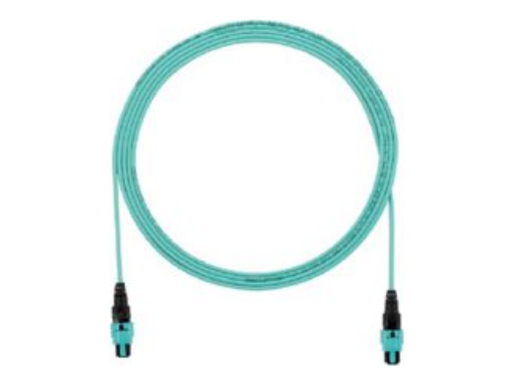 Panduit Pan-Net - Trunk cable - MPO-8 single-mode (F) to MPO-8 single-mode (F) - 5 m - 0.1 in - fiber optic - 50 / 125