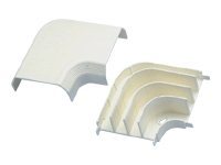 Panduit Pan-Way T-70 - Cable raceway right angle fitting - white
