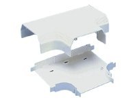 Panduit Pan-Way T-70 Raceway Fittings - Cable raceway tee fitting - electric ivory