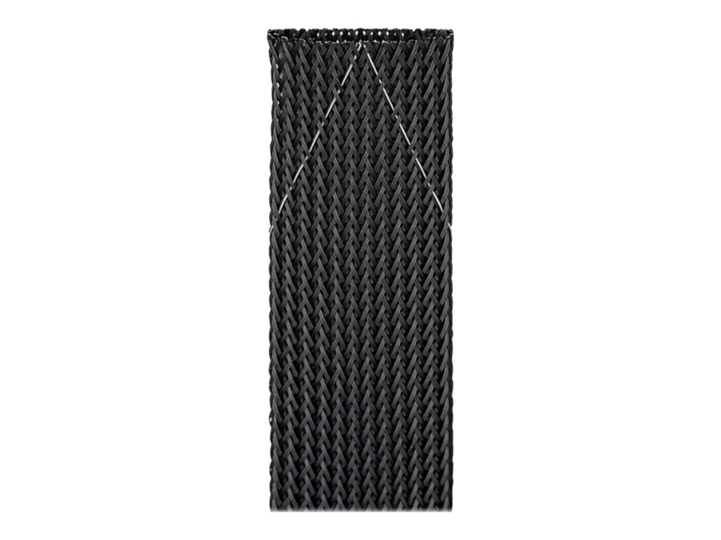 Panduit Pan-Wrap - Cable braided expandable sleeving - 50 ft - black SE200PSFR-LR0