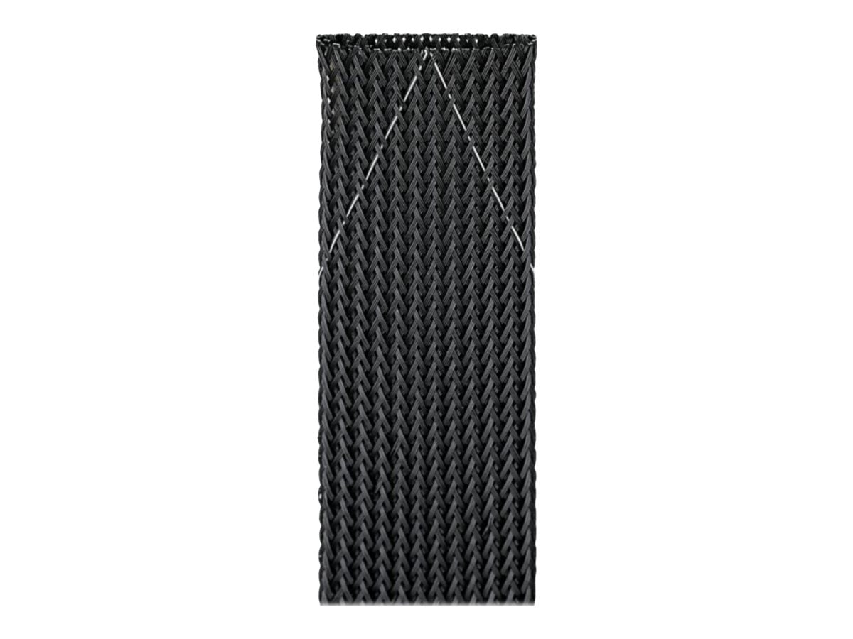 Panduit Pan-Wrap - Cable braided expandable sleeving - 50 ft - black SE200PSFR-LR0