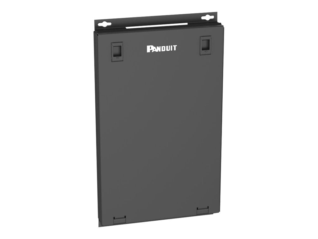 Panduit PanZone - Consolidation point box - in-ceiling mountable, wall mountable, underfloor - black - 1U - 19 - 24 ports" CPB24BL