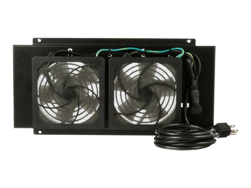 Panduit PanZone - Rack fan kit - black PZWMCFKHF-E