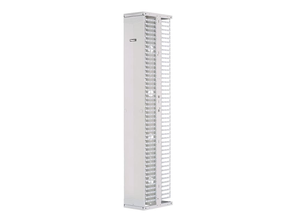 Panduit PatchRunner 2 Dual Sided Manager - Rack cable management panel (vertical) - white - 52U - 19/23"" PR2VSD0896WH