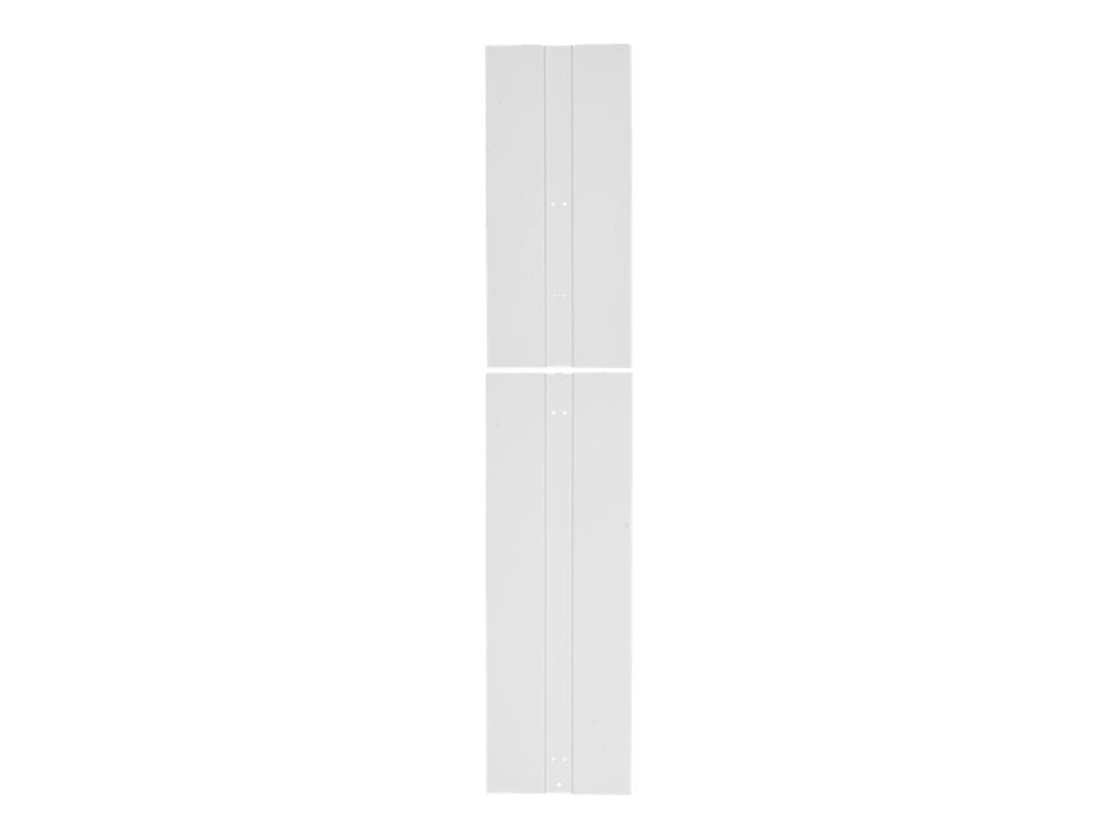Panduit PatchRunner 2 Enhanced - Rack cable management end panel - white - 45U PE2VEPWH