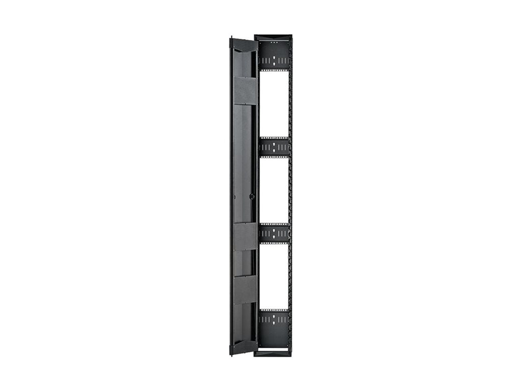 Panduit PatchRunner 2 Enhanced - Rack cable management panel (vertical) - black - 52U PE2VFD1296