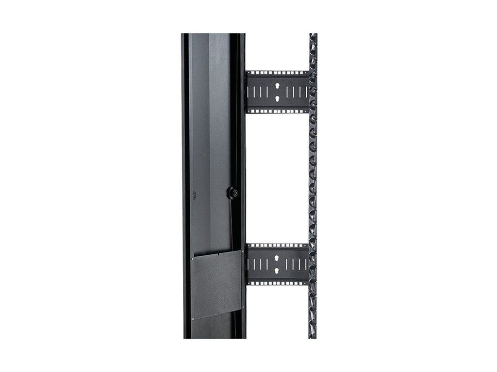 Panduit PatchRunner 2 Enhanced - Rack cable management panel (vertical) - black - 52U PE2VFD1296