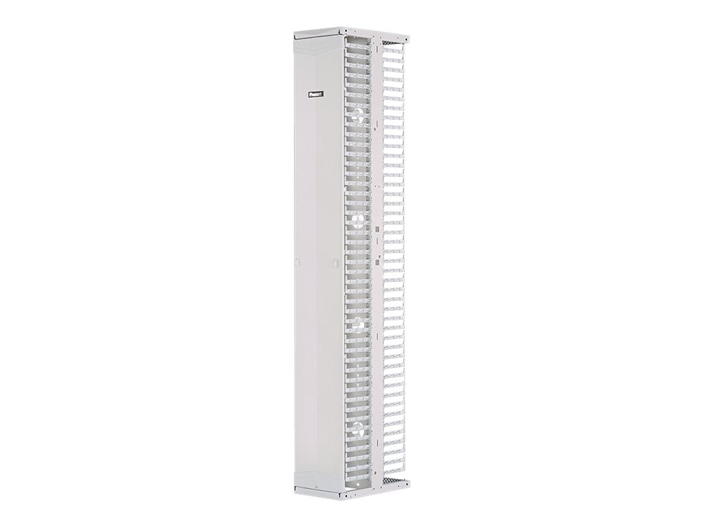 Panduit PatchRunner 2 - Rack cable management panel (vertical) - black - 45U PR2VSD06WH