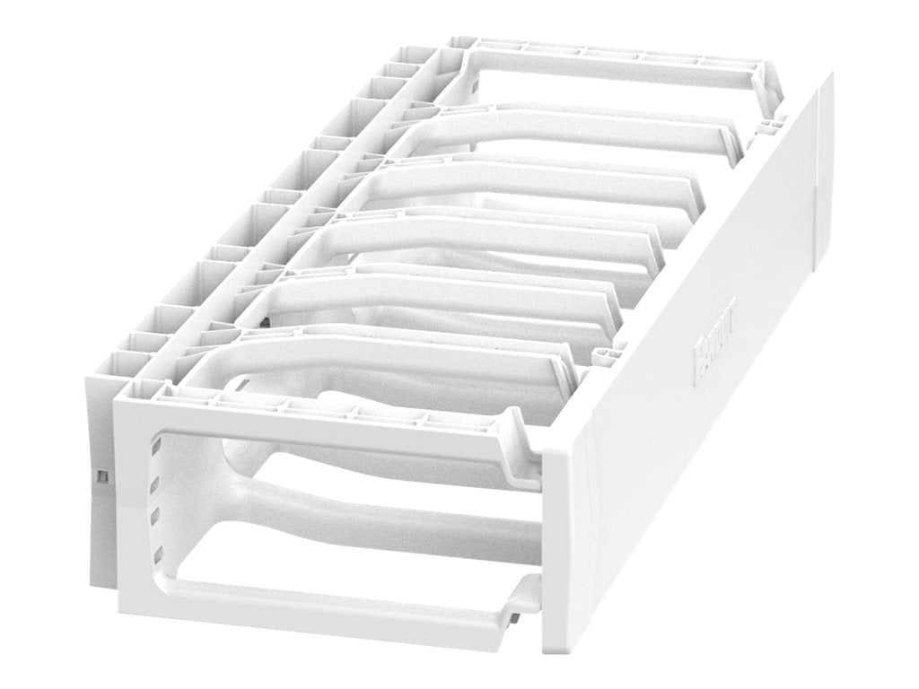 Panduit PatchRunner 2 Single Sided Manager - Rack cable management panel (horizontal) - white - 2U - 19",Panduit PatchRunner PR2HF2WH