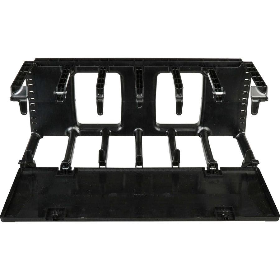 Panduit PatchRunner&trade;2 Horizontal Single Sided Manager, 4RU, Black