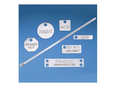 Panduit Permanent Identification System - Marker plate - natural MMP172W38-M