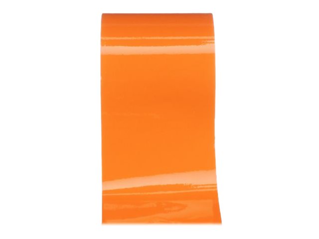 Panduit - Polyester - permanent acrylic adhesive - 200 micron - reflective orange - Roll (4 in x 50 ft) 1 roll(s) continuous T400X000RUT