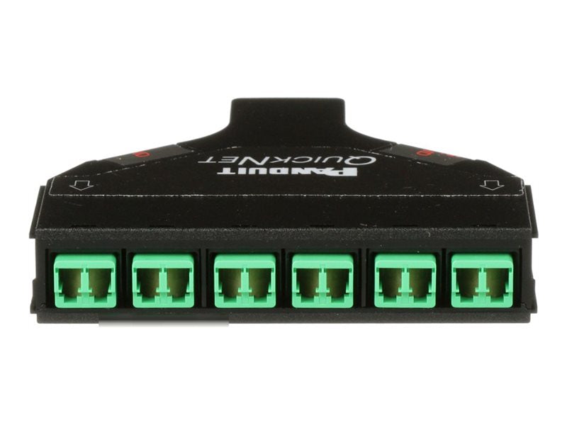 Panduit QuickNet SFQ Series - Pre-terminated fiber optic cassette - LC/APC SM X 12 FQ9N-12-LAAS