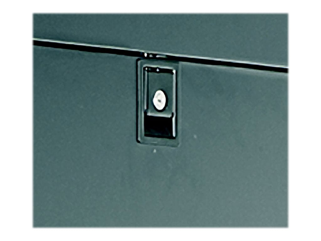 Panduit - Rack panel lock - side - black NVSPLOCK-006