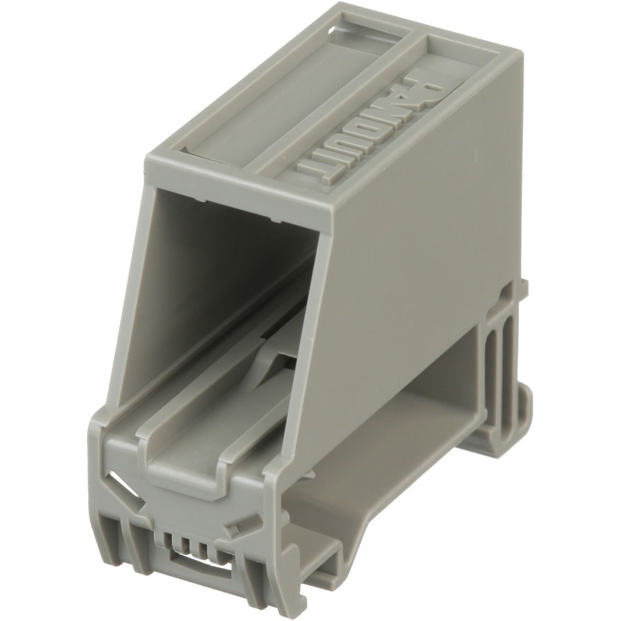 Panduit Shield Din Rail Mnt Adpt W/ Lab Pk1Moq10 Outlet Box Grey