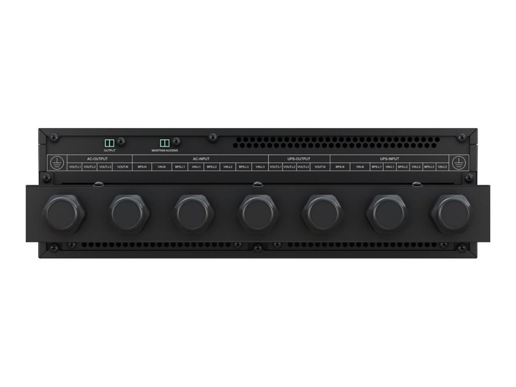 Panduit SmartZone - Bypass switch (rack-mountable / external) - AC 380/400/415 V - 20 kW - 20000 VA - 3-phase - 3U - EMEA UMB20K