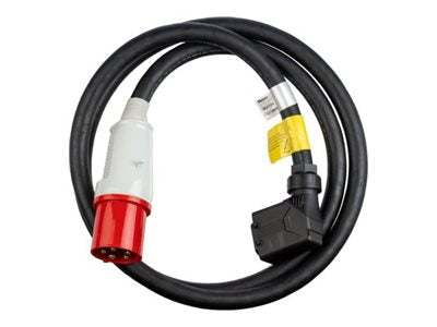 Panduit SmartZone G5 - Power cable - IEC 60309 3P+N+E (P) to power (P) - AC 415 V - 63 A - 10 ft - black UPDUCRD5