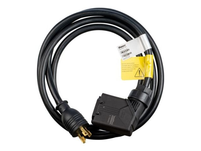 Panduit SmartZone G5 - Power cable - NEMA L6-30P (P) to power (P) - AC 208 V - 30 A - 10 ft - black UPDUCRD7