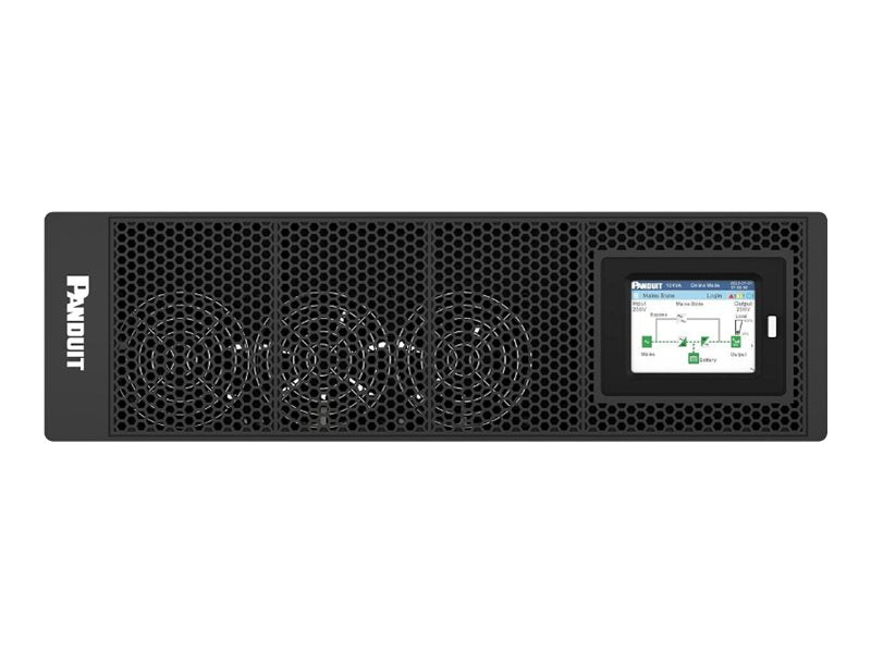 Panduit SmartZone - UPS (rack-mountable / external) - AC 220/230/240 V - 10000 Watt - 10000 VA - 1-phase - Ethernet, RS-232, U10S12V