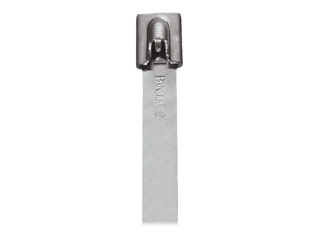 Panduit StrongHold - Cable locking tie - heavy duty - indoor, outdoor - 7.9 in - natural (pack of 50) IMLT51H-L6L