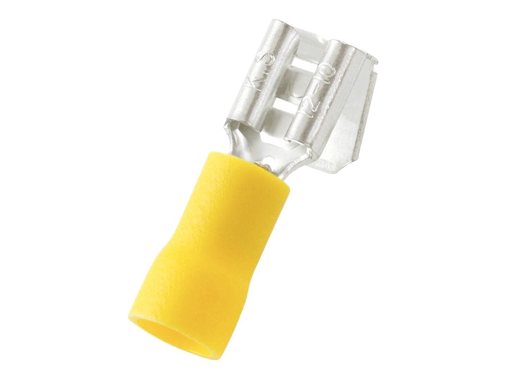Panduit StrongHold - Cable terminals - quick disconnect terminal - yellow EDV10-250P-Q