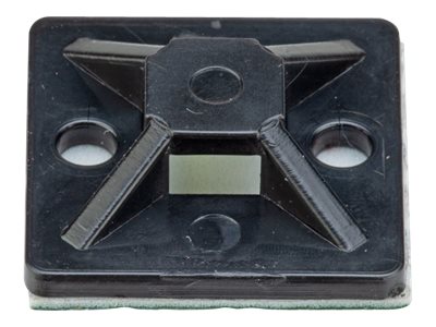 Panduit StrongHold - Cable tie base - indoor, outdoor - black SMP12A-M0